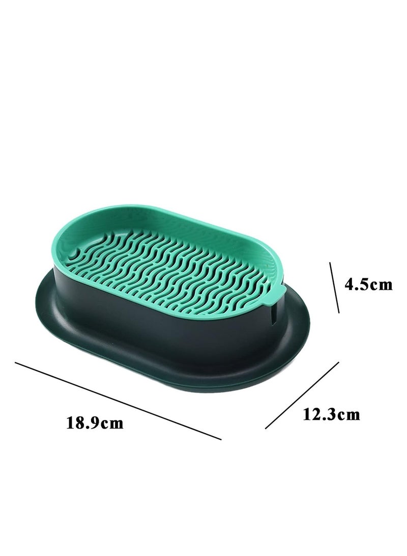 مجموعة عشب القطط صندوق زراعة حضانة نباتات القطط، زارع عشب القطط للقطط الداخلية أو الخارجية سهل النمو - Image 2