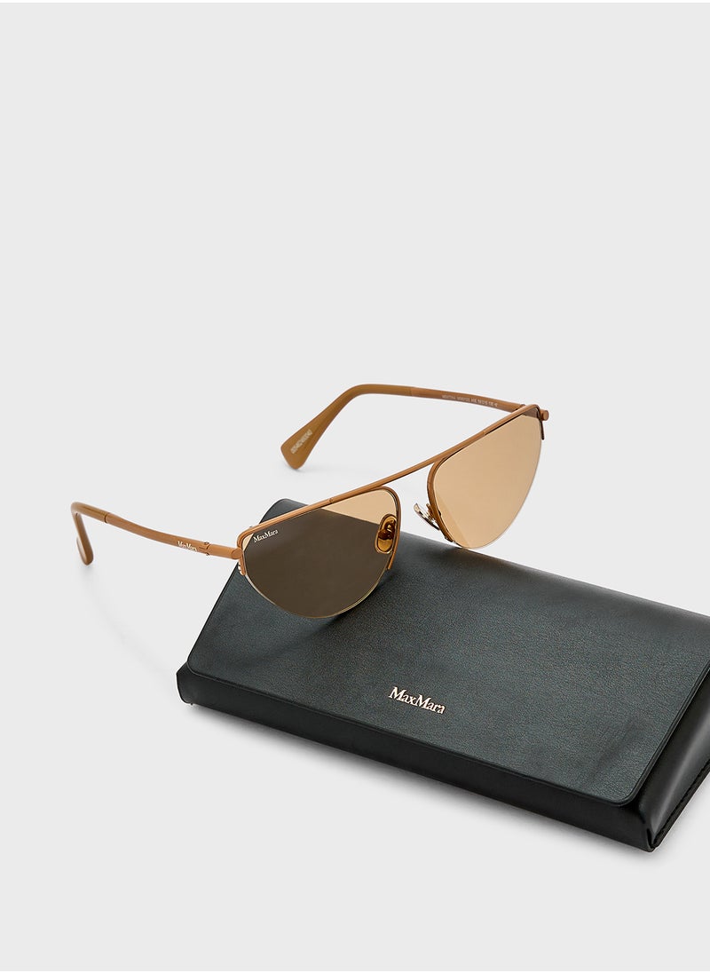 MaxMara Metal Shaped Sunglasses  - Image 5