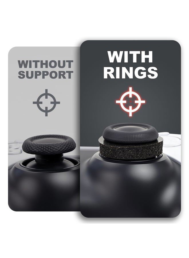 MOLOPPO 8PCS Precision Rings for Xbox，Precision Rings for PS5，Gaming Accessories for PS4,for PS5, for PS Portal, for Xbox One,for Xbox Elite, for PlayStation 5 Accessories(Black/White/Purple/Green) - Image 3