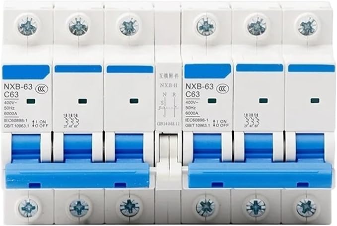 مفتاح التحويل اليدوي 3P 32A 40A 63A MTS قاطع دائرة مزدوج الطاقة 400V 50A 3P 3P - Image 1