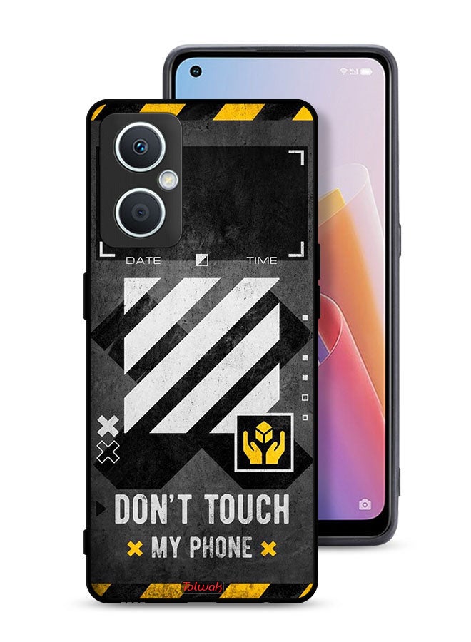 Tolwak Oppo A96 5G Protective Case Cover Do Not Touch My Phone - Image 1