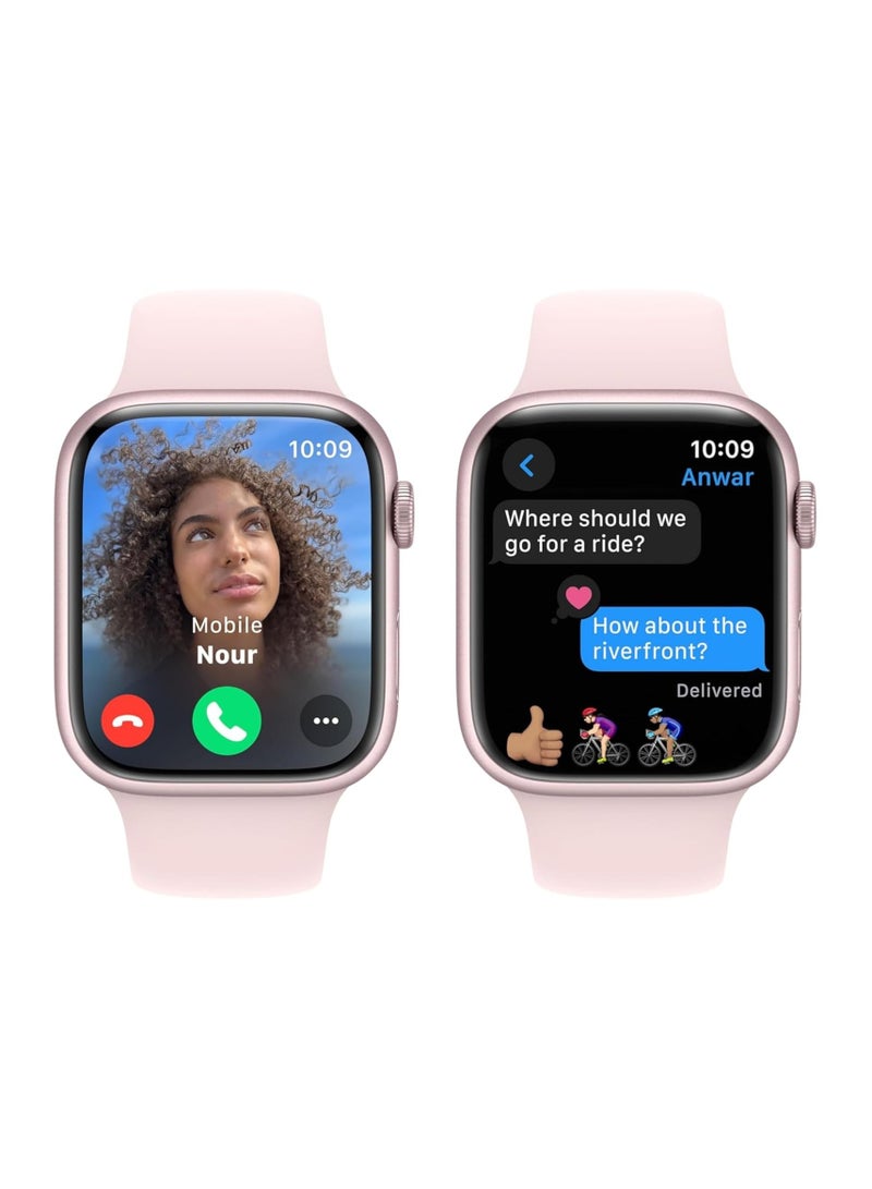 G-Tab GS9 Mini/1.75 Inches Amoled/Always Display On/Raise to Awake/Health Tracking/Multi Sport Mode/1 GB Storage/15 months Warranty (Pink) - Image 4