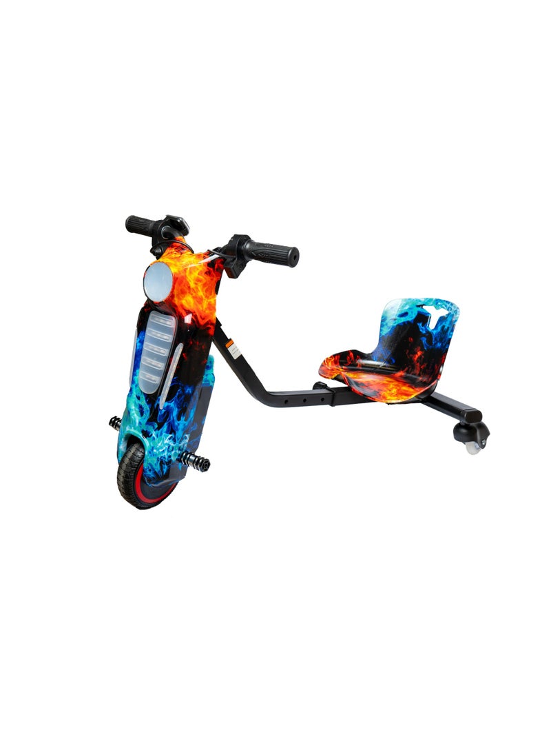 Kids’ Electric Drift Scooter 36V 350W – Three Wheels with LED Lights & Bluetooth Speaker – 4.4Ah Battery – Supports up to 100 kg - Image 1