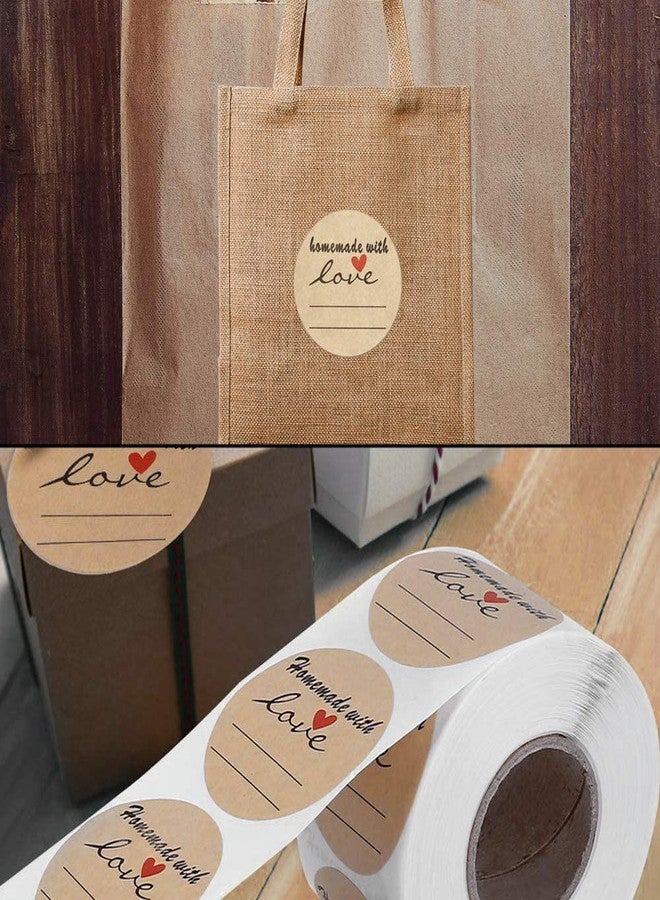 Bueake Jam and Jelly Jar Canning Labels for Mason Jars and More(2" Round 500/roll) with Lines for Writing- Jar Labels Jam, Jelly, and More - Image 2