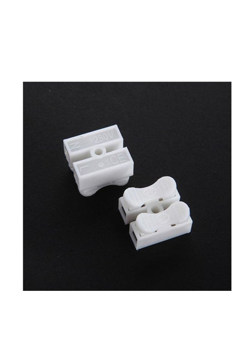 2P Spring Wire Connectors Electrical Cable Clamp Terminal Block Connector LED Strip Light Wire Quick Connecting PACK OF 25 - pzsku/ZF14B17423CCAC467E772Z/45/_/1662213057/174c449b-456e-4580-b8eb-df1d9a429b8f