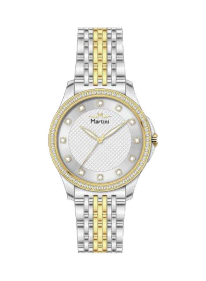 MARTINI Embellished Round Dial Analog Watch - Image 1
