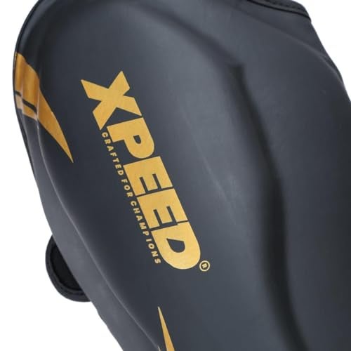 XPEED XP1806 Shin Pad/Shin Guard for Men and Women | Training Practice and Sports | Ultra Light Weight Shinguard with Ankle Adjustable | Hook and Loop Closure System (S, Yellow) - Image 5