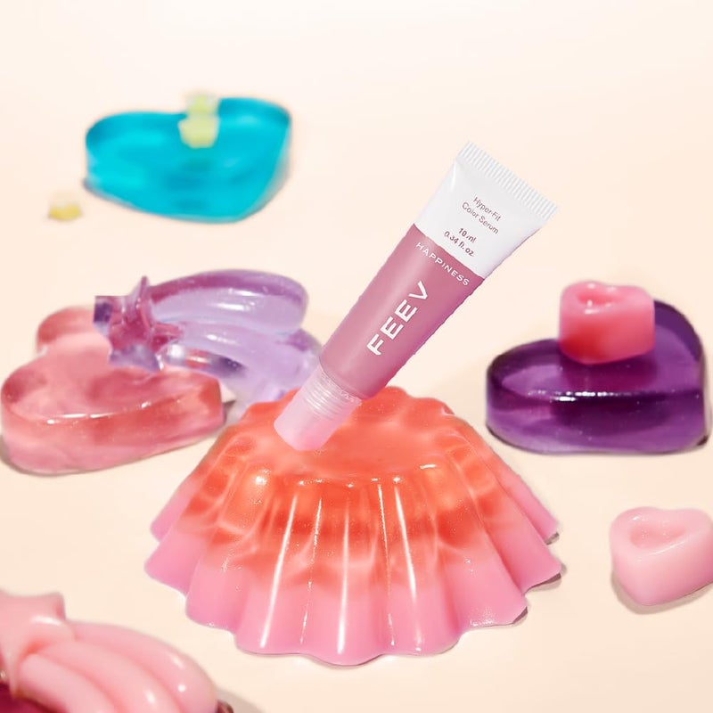 Feev HyperFit Color Serum Liquid Blush10ml Dewy Cheek Blush Makeup 50 of Hydrating Essence Vegan Kbeauty Happiness 10ml - Image 4