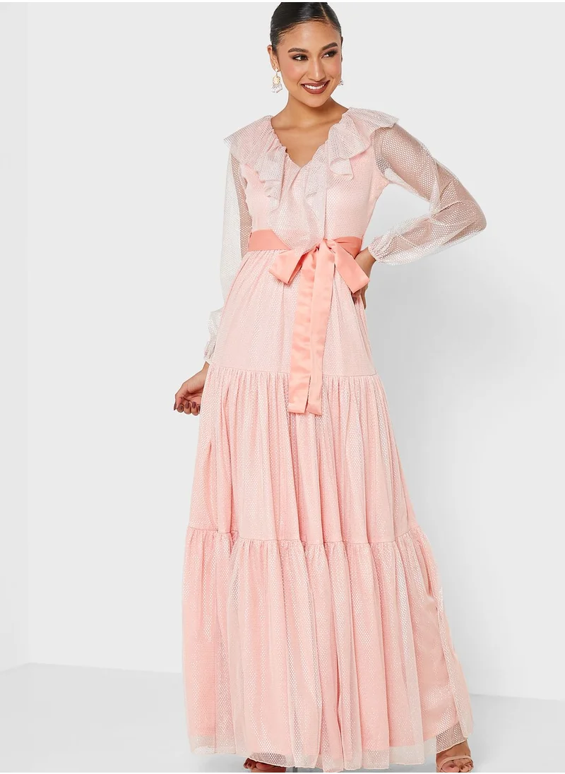 Khizana Shimmer Dress