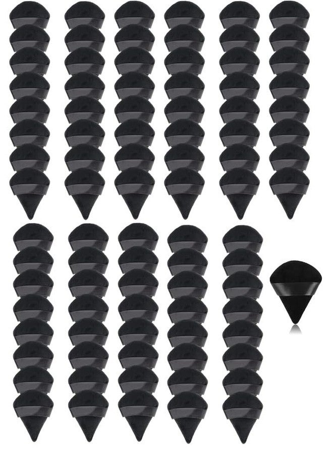DATNASAYAD 89 Pieces Triangle Cosmetic Loose Powder Puffs Washable Reusable Soft Plush Foundation Sponge for Face Body Wet Dry Makeup Tool- Multicolor Pack of 89 - Image 1