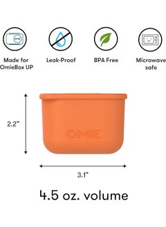 OMIE OmieBox UP Leakproof Dips Containers To Go, Salad Dressing Container, Condiment Container with Lids  - Image 5