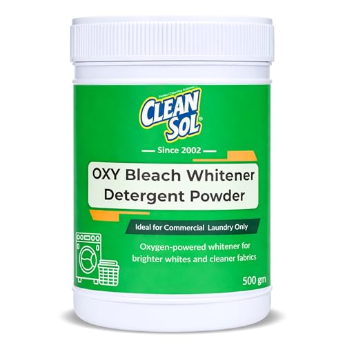 Cleansol Oxygen Bleach Powder 500g | Fabric Whitener, Color-Safe Brightener & Stain Remover | Chlorine-Free Laundry Booster for White & Colored Clothes - Image 1