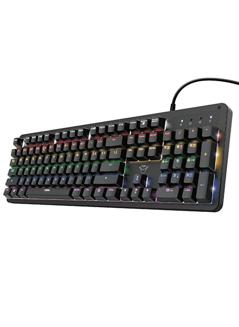 Trust - Trust GXT 863 MAZZ gaming Mechanical Keyboard - Image 1