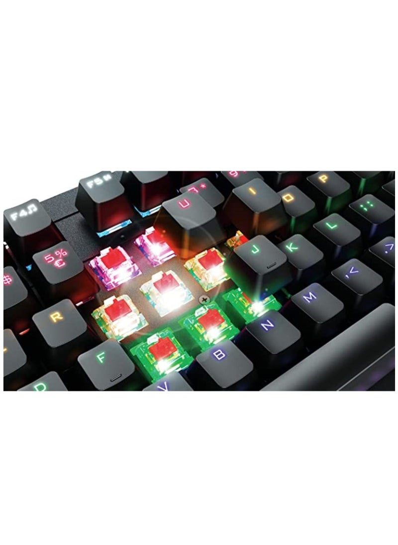 Trust - Trust GXT 863 MAZZ gaming Mechanical Keyboard - Image 1