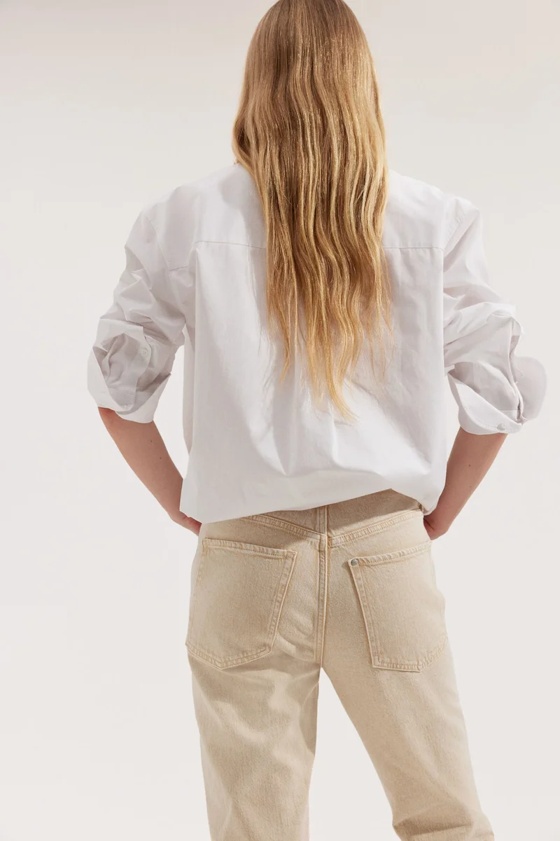 H&M Slim Straight High Ankle Jeans