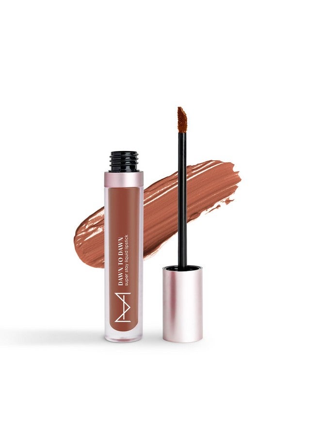 HOUSE OF MAKEUP Hydrating Liquid Lipstick | Nude Lipstick Shades | Comfy Liquid Lipsticks For Women | Everyday Nude Shade Lipstick | Liquid Matte Lipstick | 5 Ml | Ginger Snap - Image 1