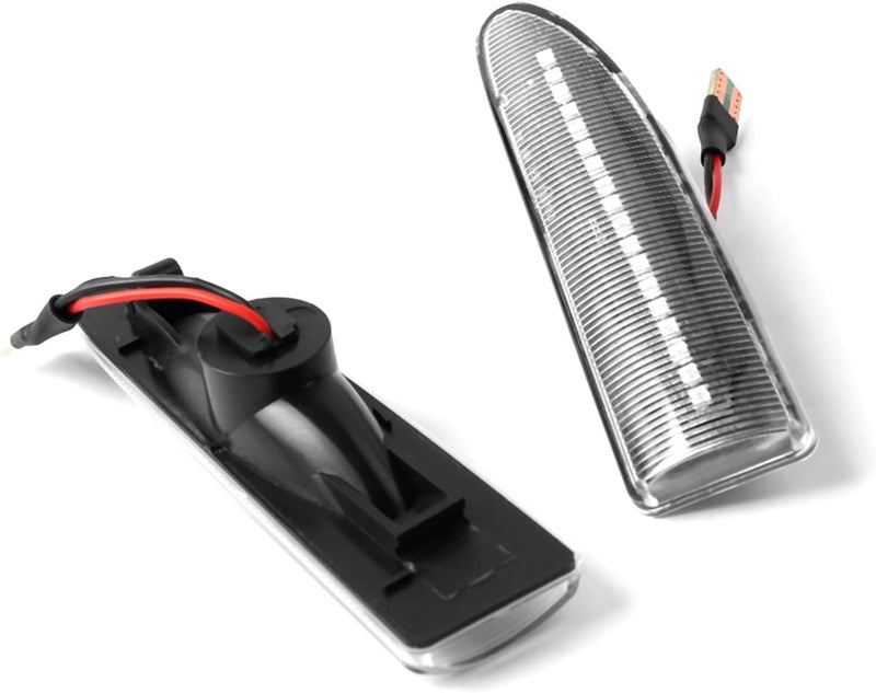 QASULER Dynamic Turn Signal Side Marker Lights for Jaguar X-Type - Image 3