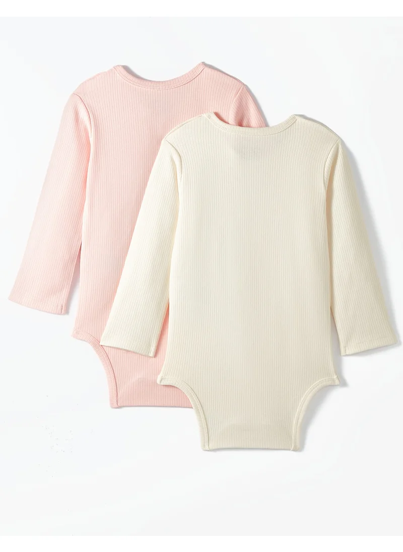 JUNE Baby Interlock 2 Pack Bodysuit