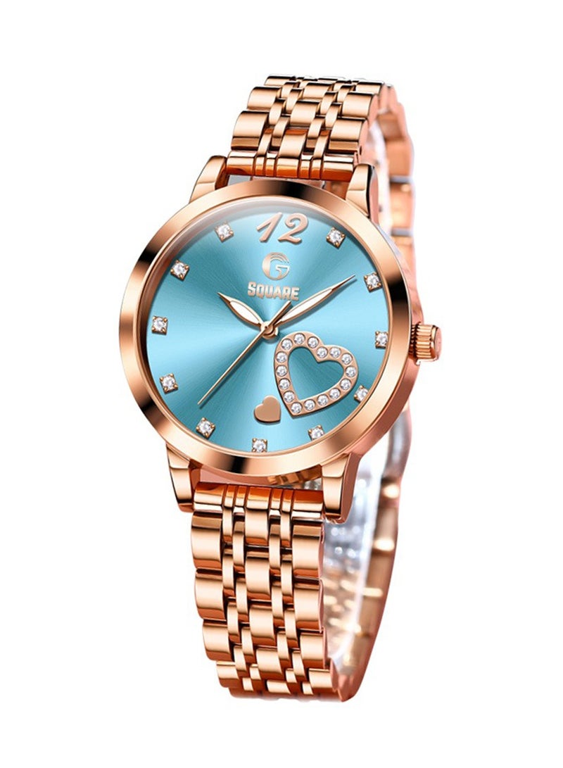 Gsquare Women’s Analog Quartz Rose Gold Stainless Steel Watch – Model 5189 - Image 3