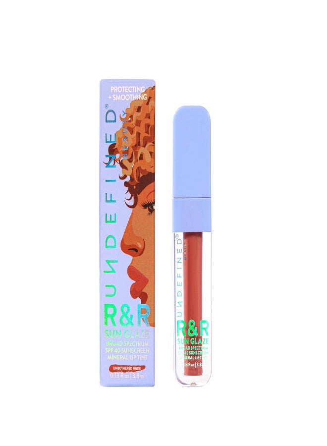 Undefined R&R Sun Glaze SPF 40 Mineral Lip Oil Tint Sunscreen (Nude) - Image 4