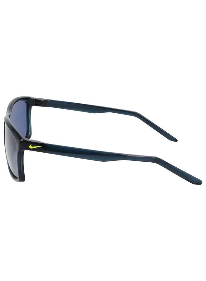 Nike FD1819 410 58 Unisex Rectangular Sunglass - Blue - Image 4