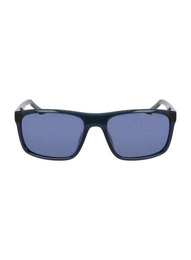 Nike FD1819 410 58 Unisex Rectangular Sunglass - Blue - Image 3