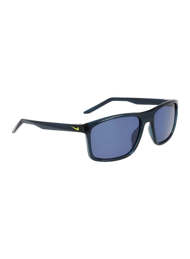 Nike FD1819 410 58 Unisex Rectangular Sunglass - Blue - Image 2