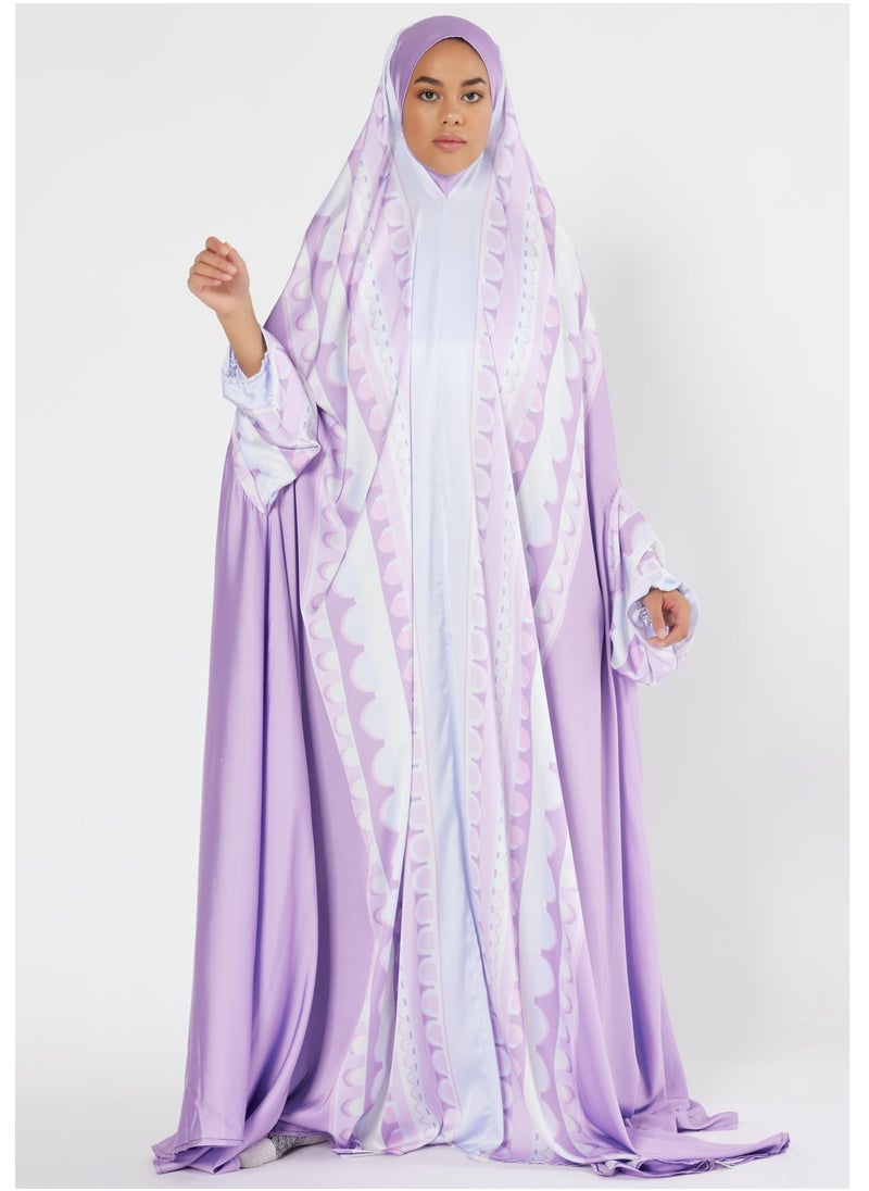 'Baghdad' Prayer Dress, Purple - pzsku/ZF14C2417549DD0218BC7Z/45/_/1705652225/28574511-d287-4269-a12a-71b3ef17bc0e