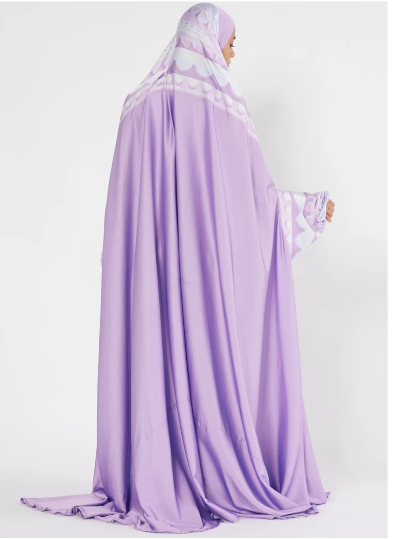 Sabr 'Baghdad' Prayer Dress, Purple