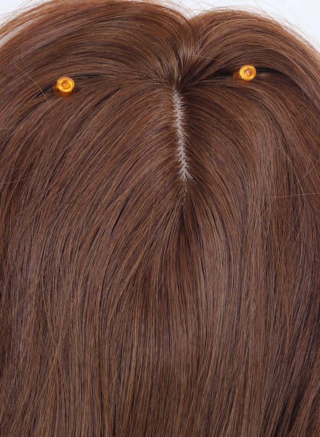 ريتزكارت وصلة شعر ريتزكارت مموجة ومجعدة مع فرق في المنتصف للنساء، وصلة شعر بمشبك أمامي لتغطية الشعر الخفيف، خفيفة الوزن وجيدة التهوية، مظهر طبيعي وواقعي (ذهبي 22 بوصة) - Image 5