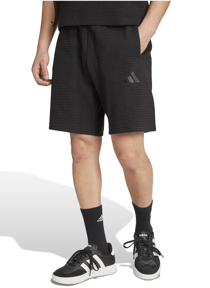 Adidas 7" All Szn Waffle Knitted Shorts