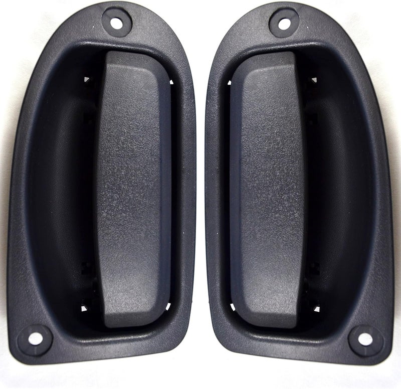 PT Auto Warehouse FO-2545A-RP - Inside Interior Inner Door Handle, Black - Rear Left/Right Pair - Image 1