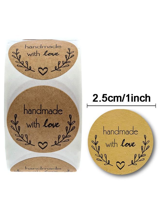 Ant 500-Piece Kraft Paper Stickers Brown  - Image 2