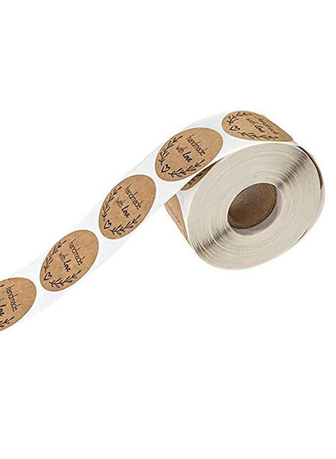 Ant 500-Piece Kraft Paper Stickers Brown  - Image 3