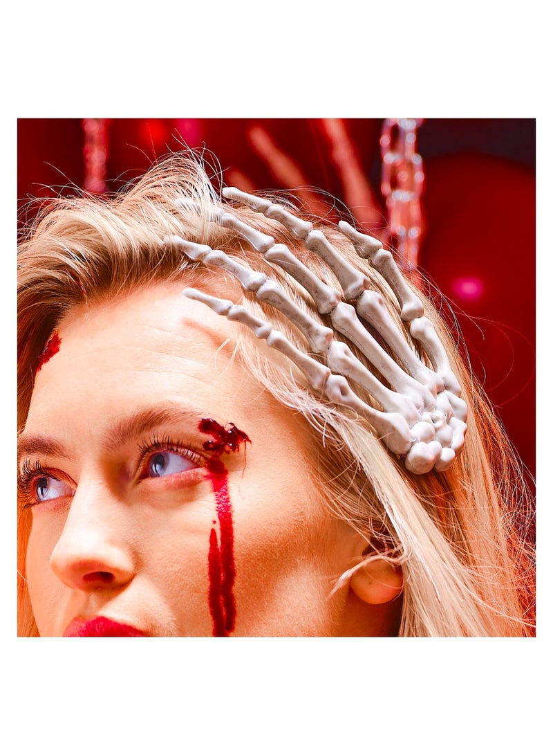 Ginger Ray Wearables -Skeleton Hand Hair Clip - Image 1