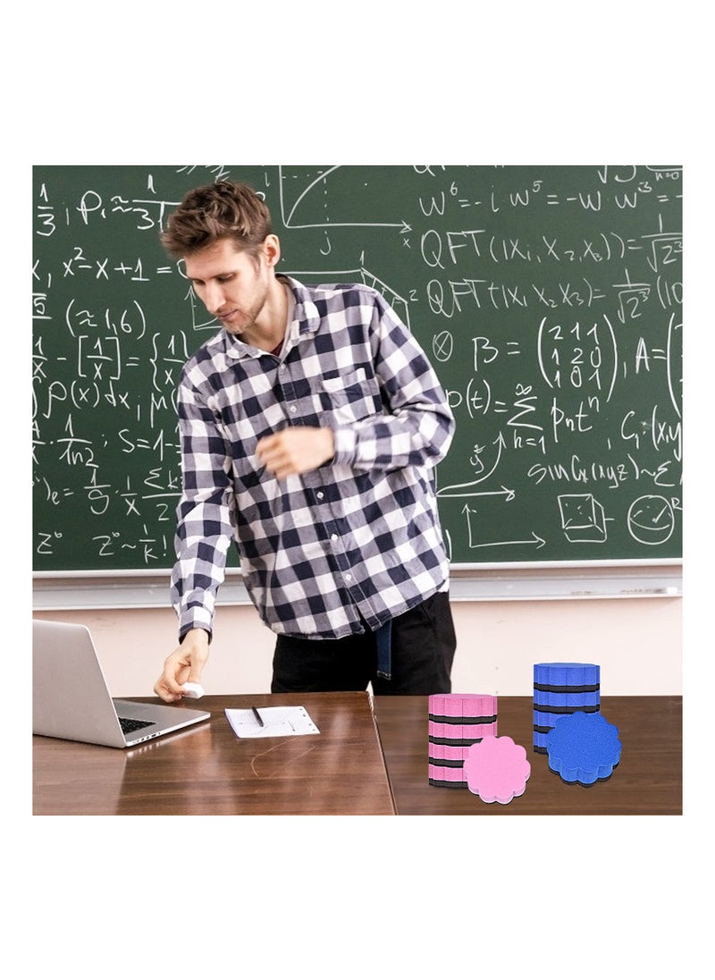 SYOSI Magnetic Dry Erase Erasers 48 Pack Whiteboard Eraser Chalkboard Cleansers Wiper for Classroom Office Teacher Supplies Home and Flower  - Image 2