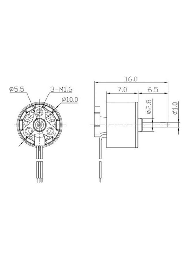 NIBEMINENT Brushless Motor For Micro FPV Racing Drone 0705 15000KV 6x3x5cm - Image 3
