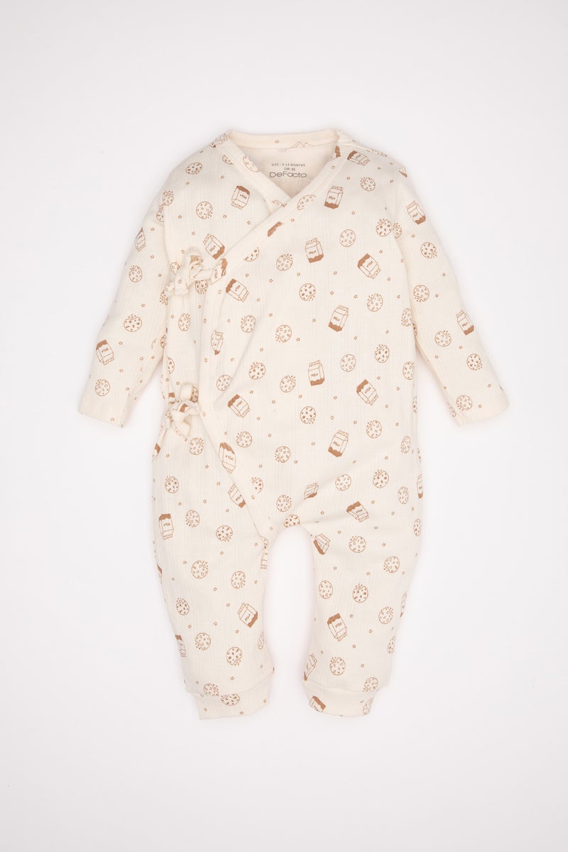 DeFacto Baby Boy Newborn Patterned Jumpsuit  - Image 1