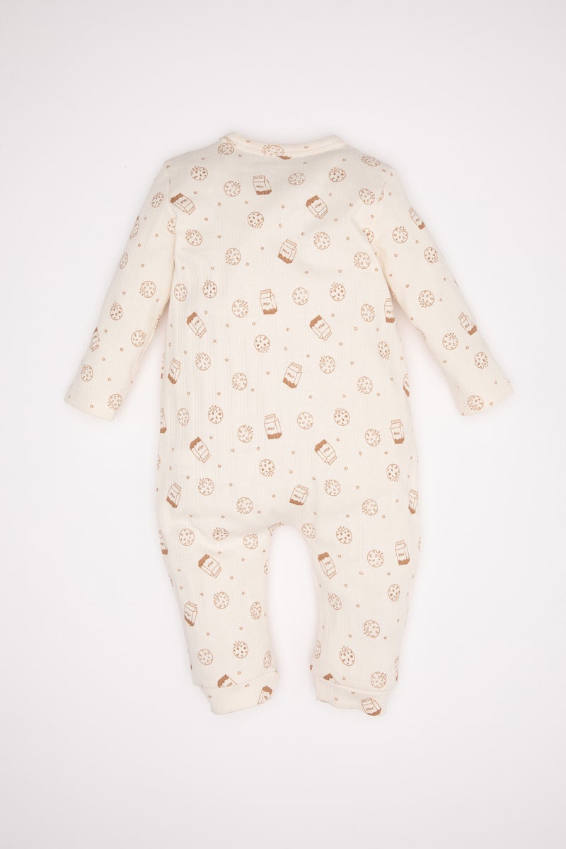 DeFacto Baby Boy Newborn Patterned Jumpsuit  - Image 5