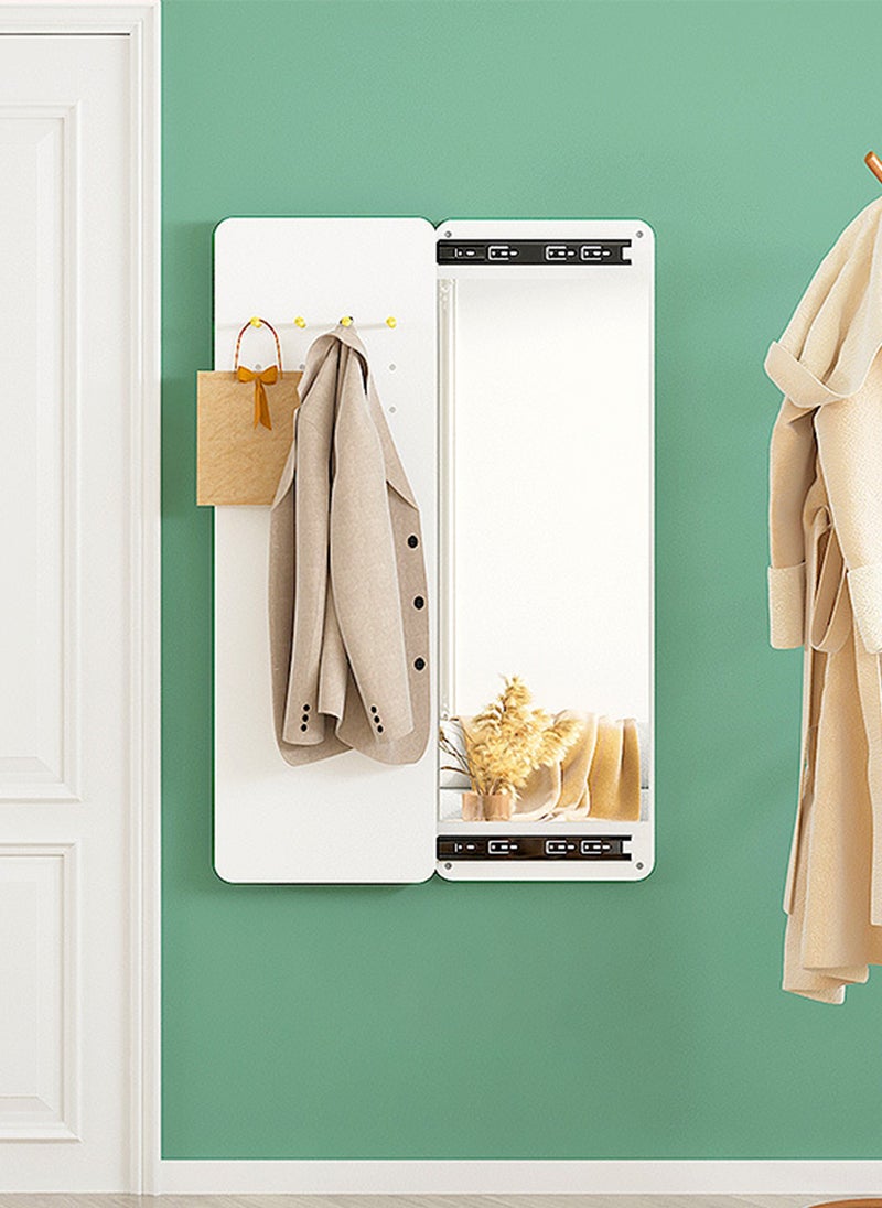 شاربدو مرآة كاملة الجسم في مدخل الأثاث مع مرآة تخزين منزلقة مدمجة 30*120 سم - Image 1