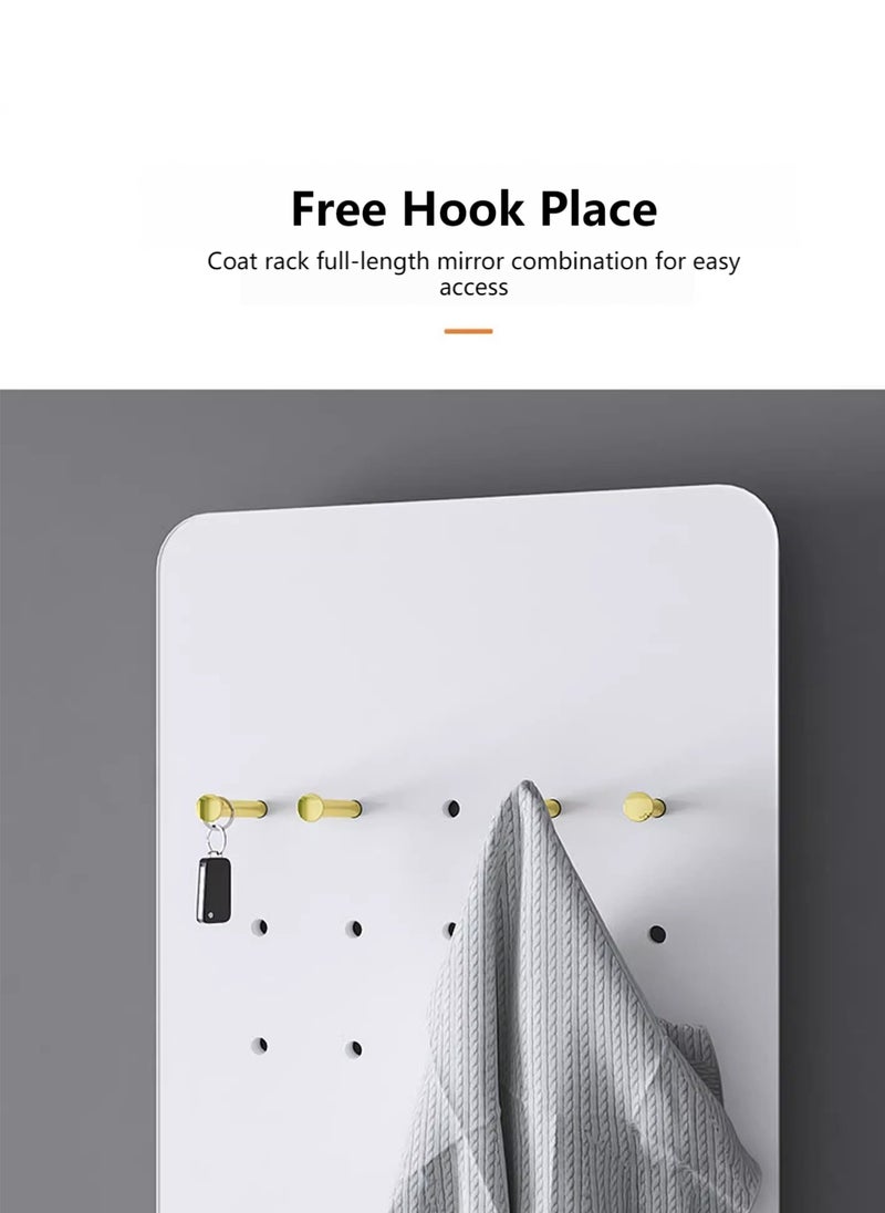 شاربدو مرآة كاملة الجسم في مدخل الأثاث مع مرآة تخزين منزلقة مدمجة 30*120 سم - Image 3