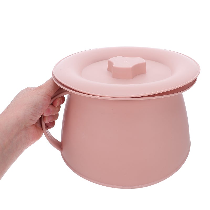 Portable Toilet Chamber Pots Urinal Bottle Urine Pot Potty Pee Bucket Bedside Urinal with Lids Elderly Portable Potty for Home Office Pregnant Women 1.5L - Image 2