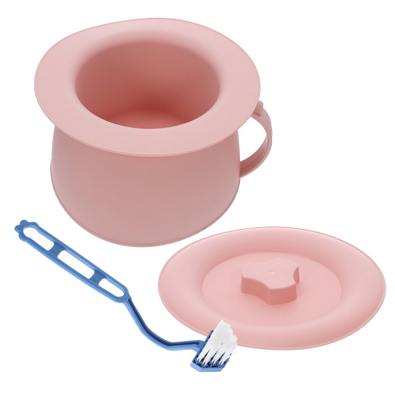 Portable Toilet Chamber Pots Urinal Bottle Urine Pot Potty Pee Bucket Bedside Urinal with Lids Elderly Portable Potty for Home Office Pregnant Women 1.5L - Image 3