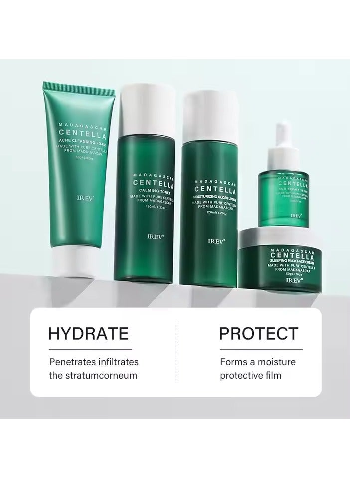 IREV Centella Skincare Moisturizer Natural Facial Cleansing Foam 80g - Image 5