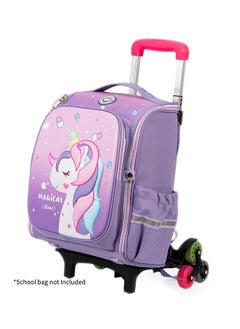 Nova kids Universal School Bag Trolley - Pink  - Image 5