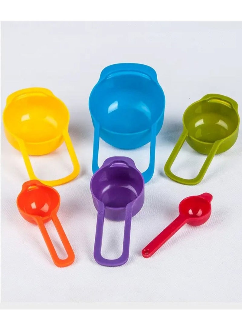 Huitich Measuring Cup Food Grade For Baking And Cooking Set Of 6 Pieces Multicolour  - Image 4