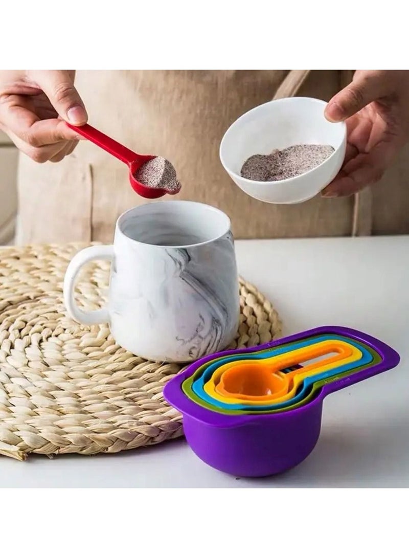 Huitich Measuring Cup Food Grade For Baking And Cooking Set Of 6 Pieces Multicolour  - Image 5