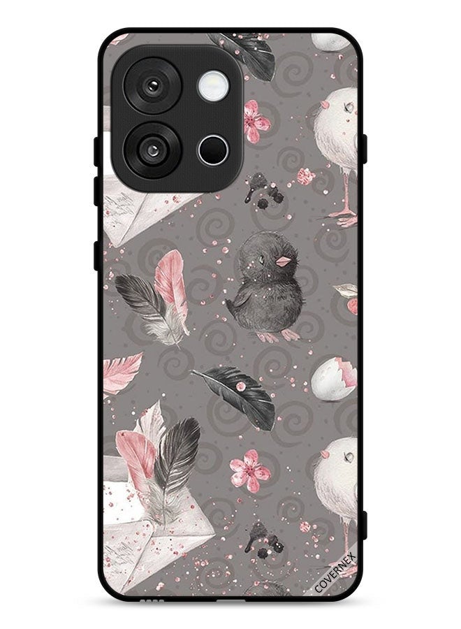 Covernex OnePlus 13s Protective Case Cover Feathers & Chicks - Image 1