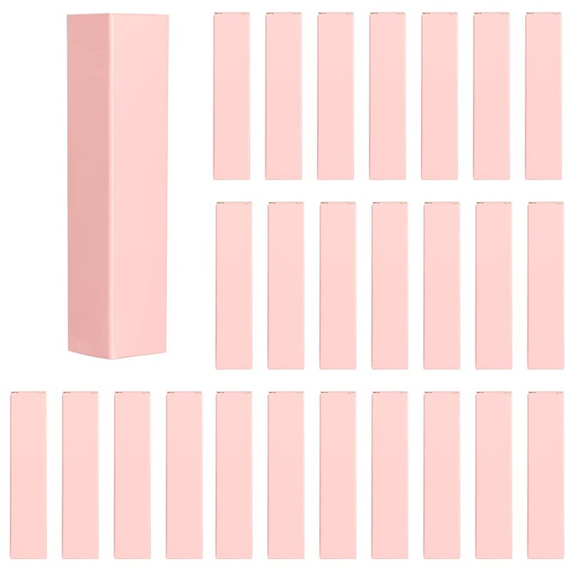COSIDEA 50 PCS Empty Pink Lip Gloss Boxes W25 xW25 xH117mm W098xW098xH46 inch Cosmetic PerfumeMascara Box Packaging for Small Business Wholesale small Kraft Paper Box Luxury Holder Wrapping - Image 2