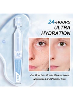 KOEC Ultra Hydrating Deep Moisturizing Serum 5% Hyaluronic Acid Smoother Skin|Pre-makeup SkinCare|Anti-Aging Serum for face Single-Use Vials Skincare for Dry and Sensitive skin(1.5 ml)*30  - Image 2